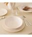 Lot de 6 Assiettes Creuses Laetitia 20cm Crème-3