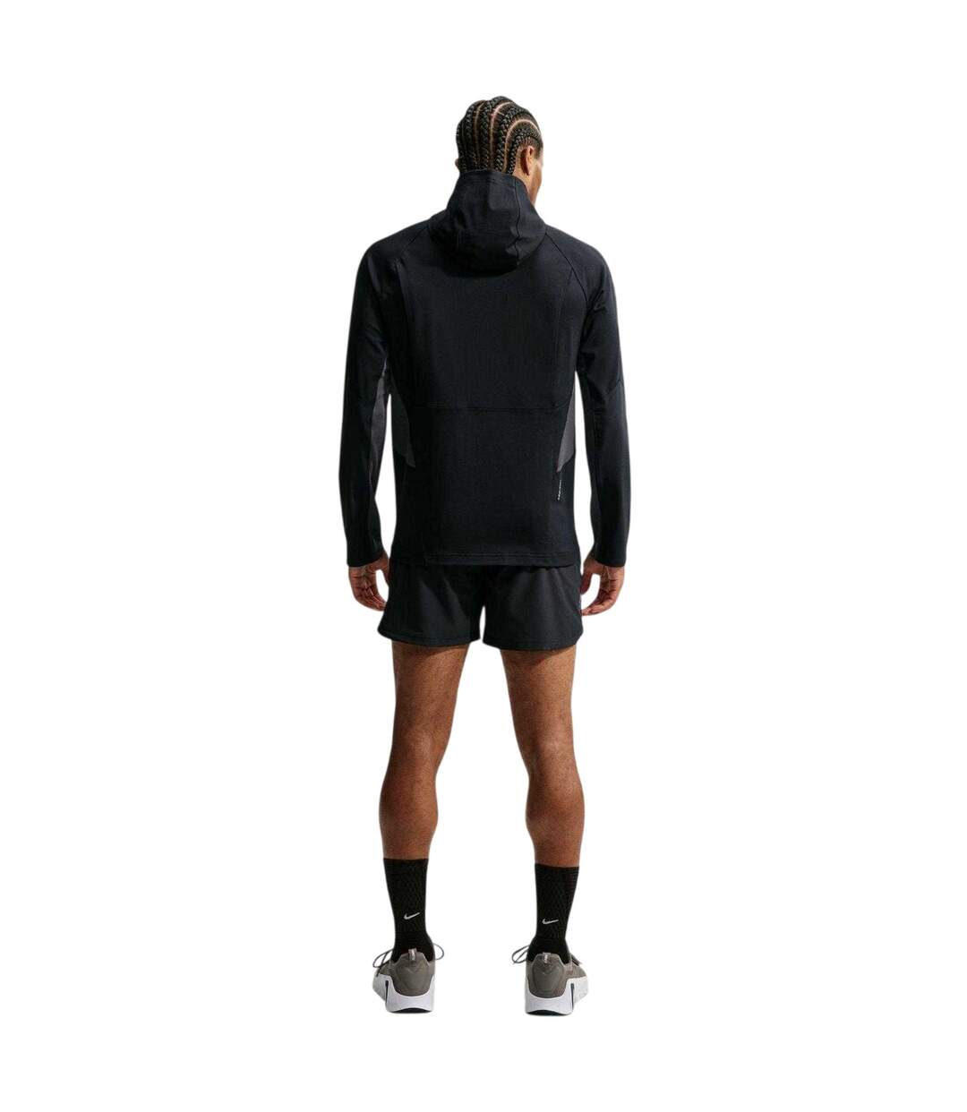 Haut De Sport Motif/style Swoosh Pro Homme Noir Blanc Nike-3
