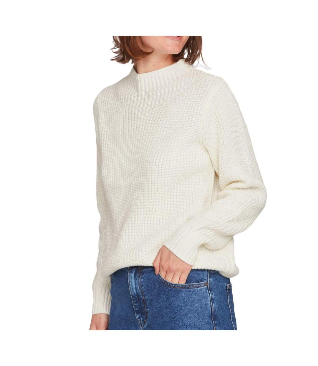 Pull Blanc Femme Vila Vitasha - XS-1