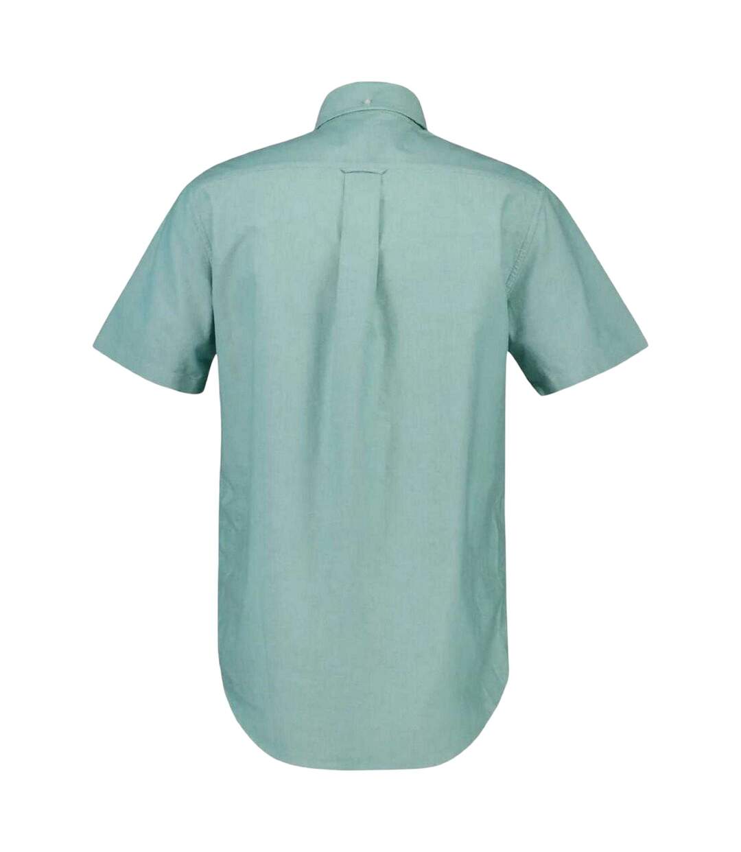 Mens Classic Oxford Short-sleeved Button-down Shirt Green Gant-3