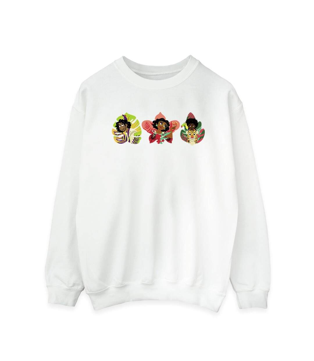 Disney Womens/Ladies Encanto Family Line Sweatshirt (Blanc) - UTBI16947-1