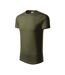 T-shirt Origin Homme Marron Vert Malfini-3