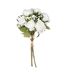 Bouquet de Fleurs 14 Roses 40cm Blanc-1