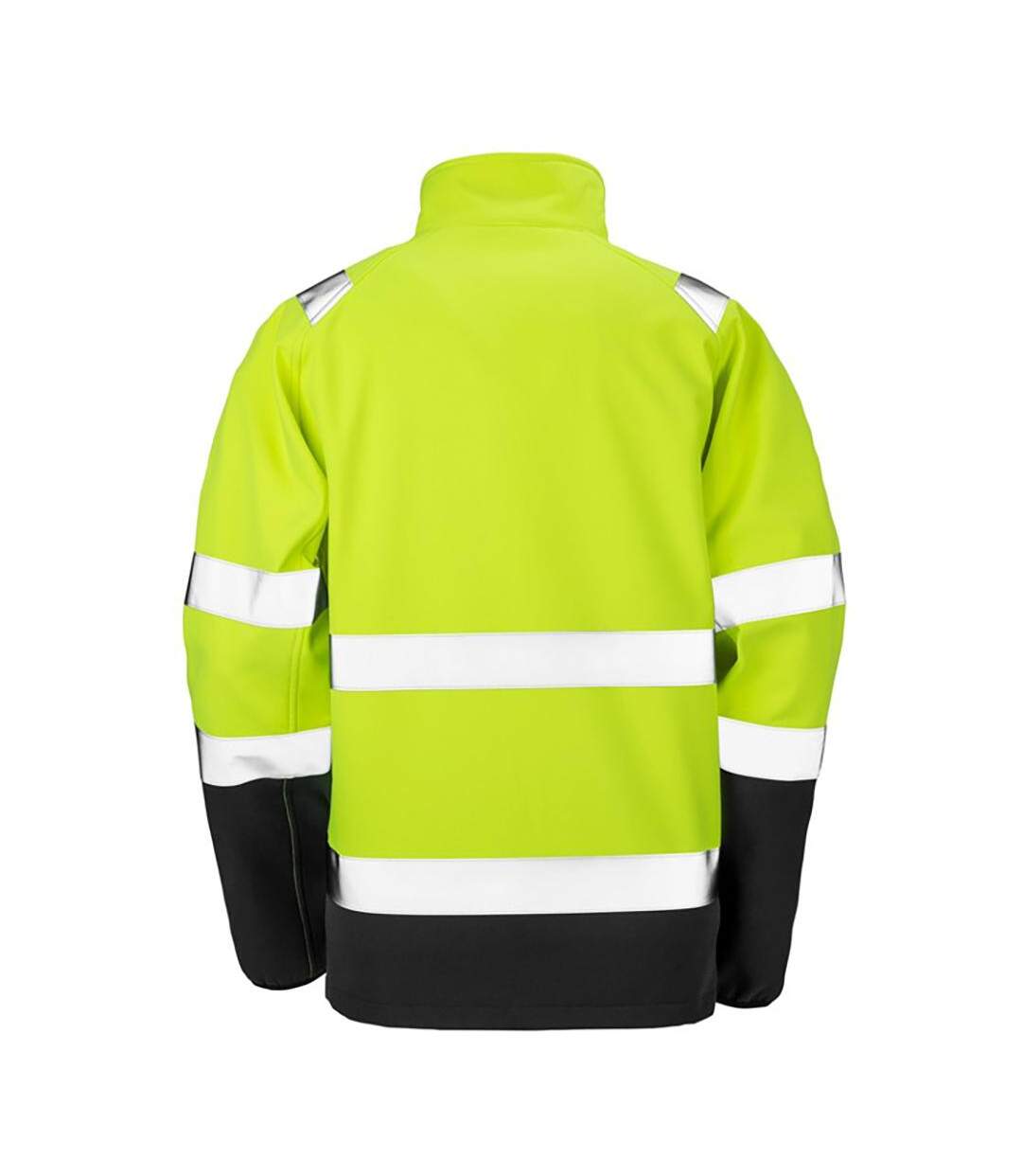 Veste softshell homme jaune fluo / noir SAFE-GUARD by Result-2