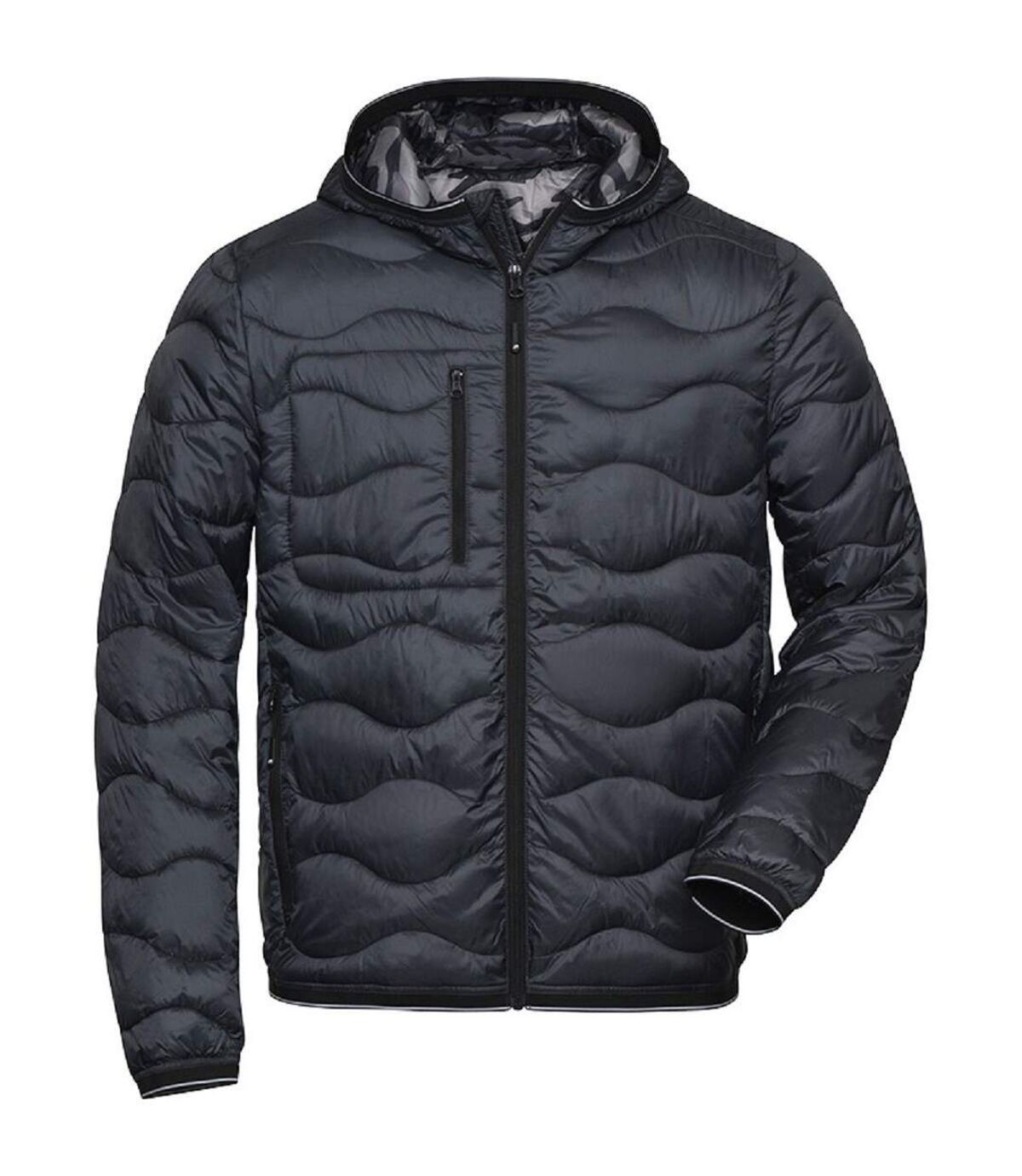 Veste hiver doudoune homme - JN1156 - gris camouflage