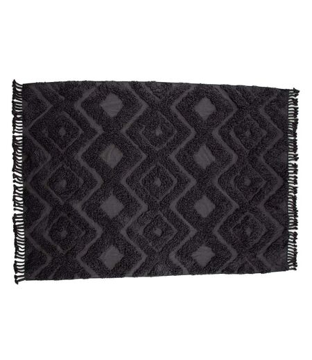 Tapis Déco Tufté Hilma 250x350cm Gris Foncé