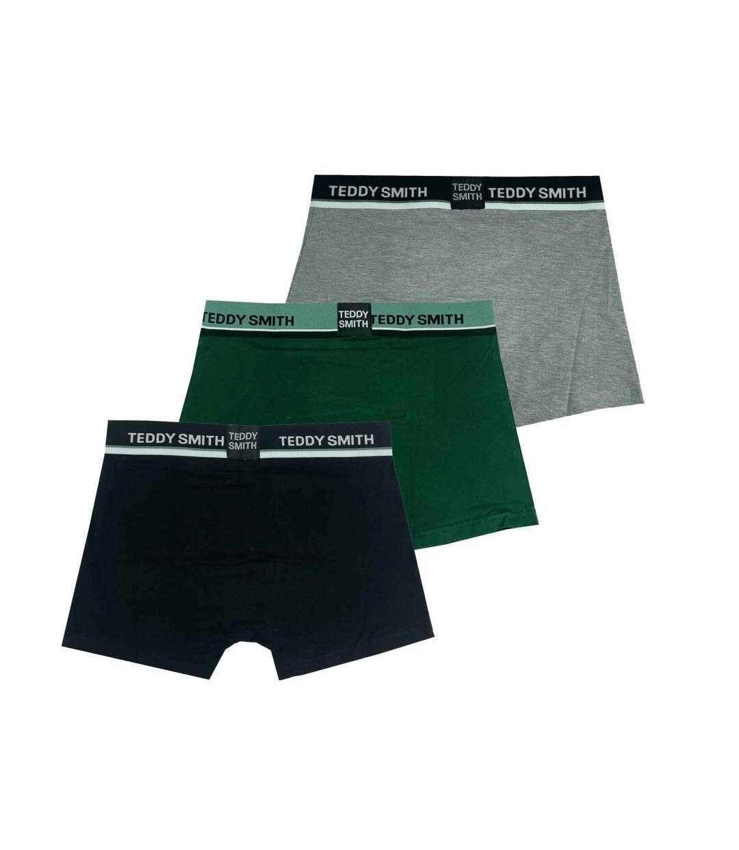 Lot de 3 boxers noir/vert/gris homme teddy smith 1ts/52/9-2