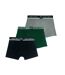 Lot de 3 boxers noir/vert/gris homme teddy smith 1ts/52/9-2