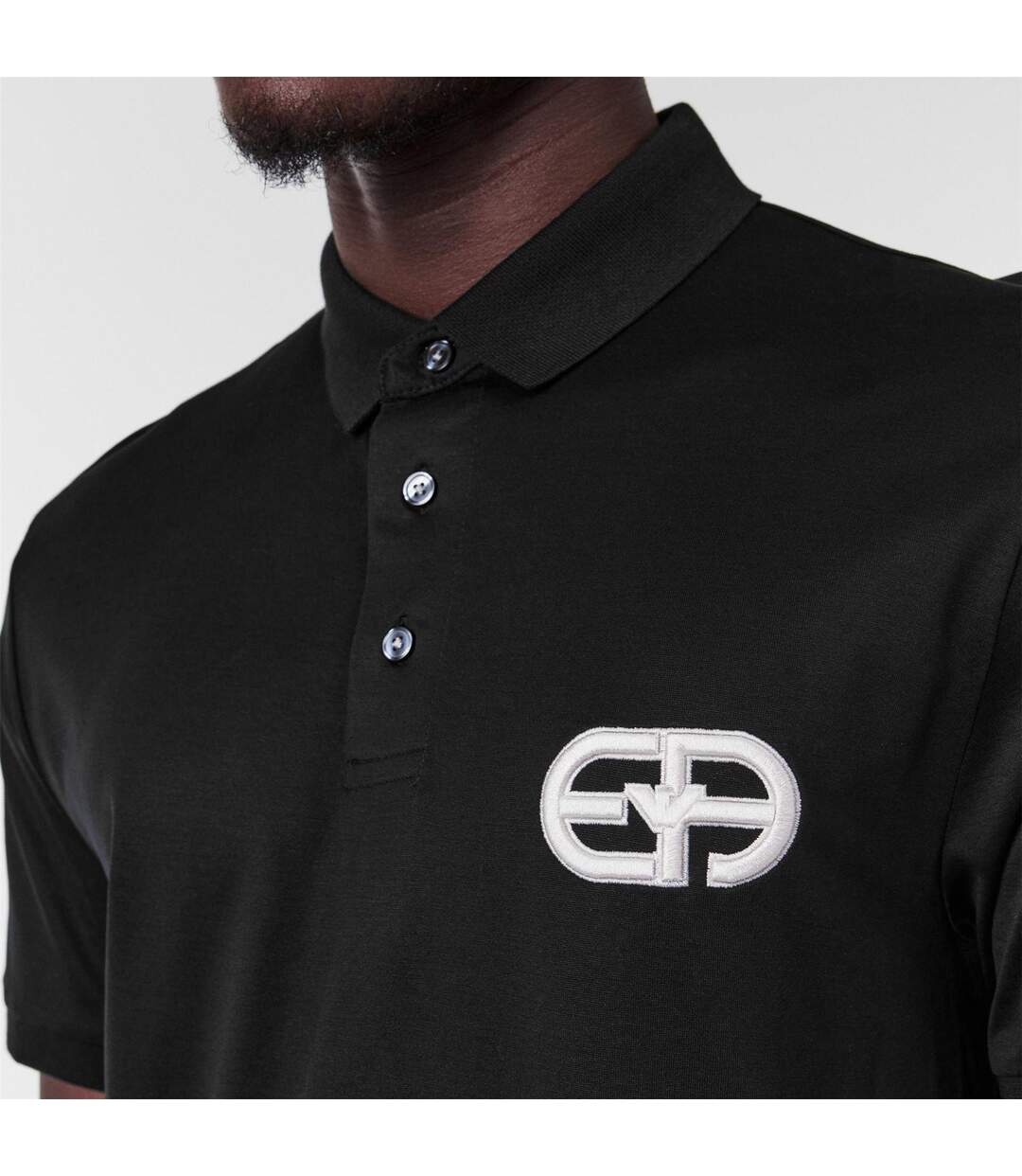 Polo Homme Noir Emporio Armani EA7-4