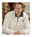 Pack of 4  Mens microfleece half zip jumper  burgundy/blue/navy blue/ecru Atlas For Men-2