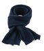 Echarpe Gaufrée Classique Unisexe Pour Adultes Taille Unique Bleu Marine Beechfield-1
