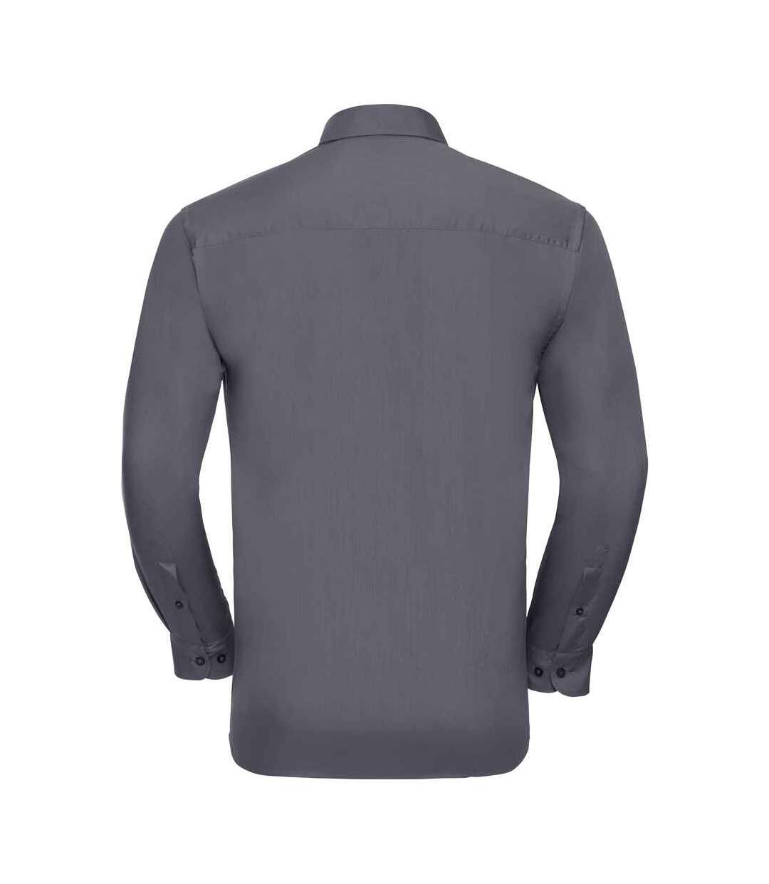 Chemise Classic Homme Gris Foncé Russell Collection-2