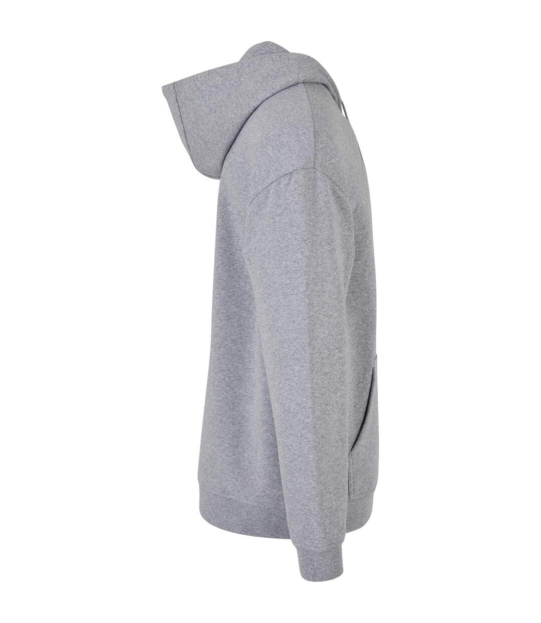 Sweat À Capuche Homme Gris Chiné Build Your Brand-3