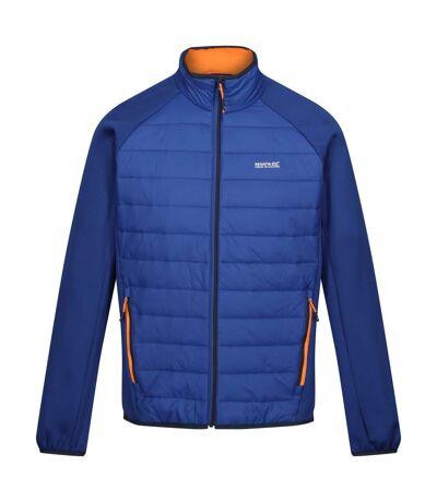 Veste hybride clumber homme bleu roi / orange kaki Regatta