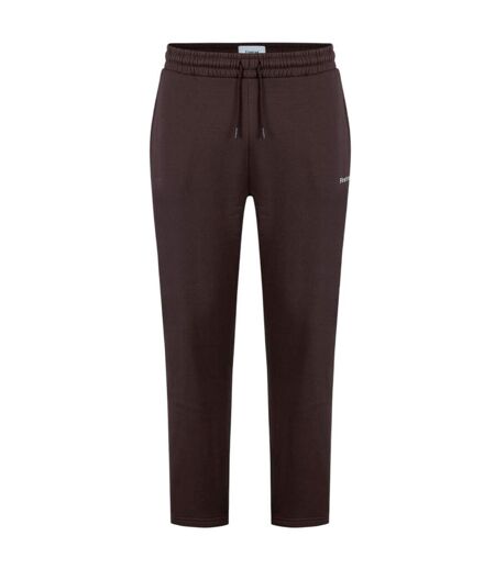 Mens Fleece Joggers Dark Chocolate Brown Firetrap