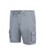 Short À Poches Motif/style Uni Homme Gris Clair SoulCal-3