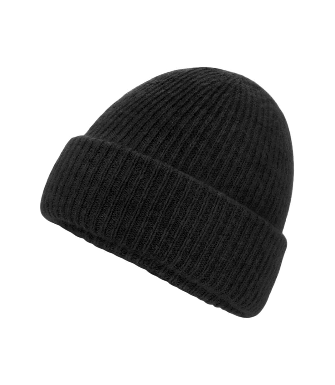 Bonnet Cosy Adulte Noir Chiné Beechfield-3