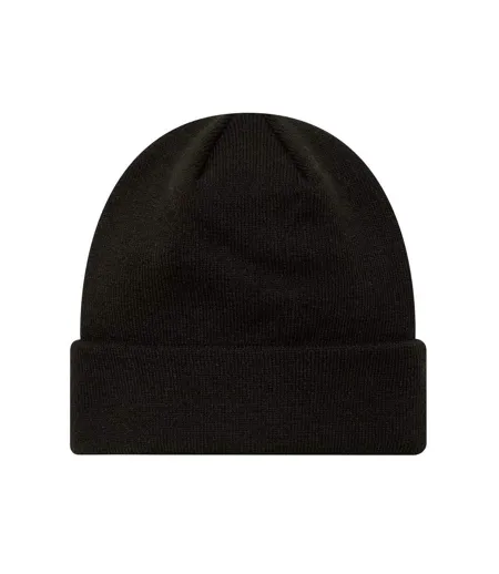 Unisex Adult Rose Knitted Cuff Beanie Black New Era