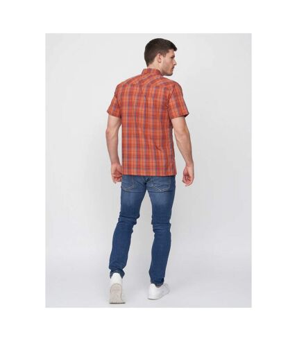 Duck and Cover Mens Femington Checked Shirt (Red)