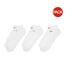 Lot De 3  Socquettes Discrètes Homme Blanc Nike-1
