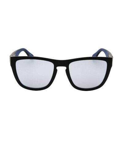 Lunettes De Soleil Motif Mat Homme Taille Unique-taille Unique Noir Noir Argenté Argenté Tommy Hilfiger