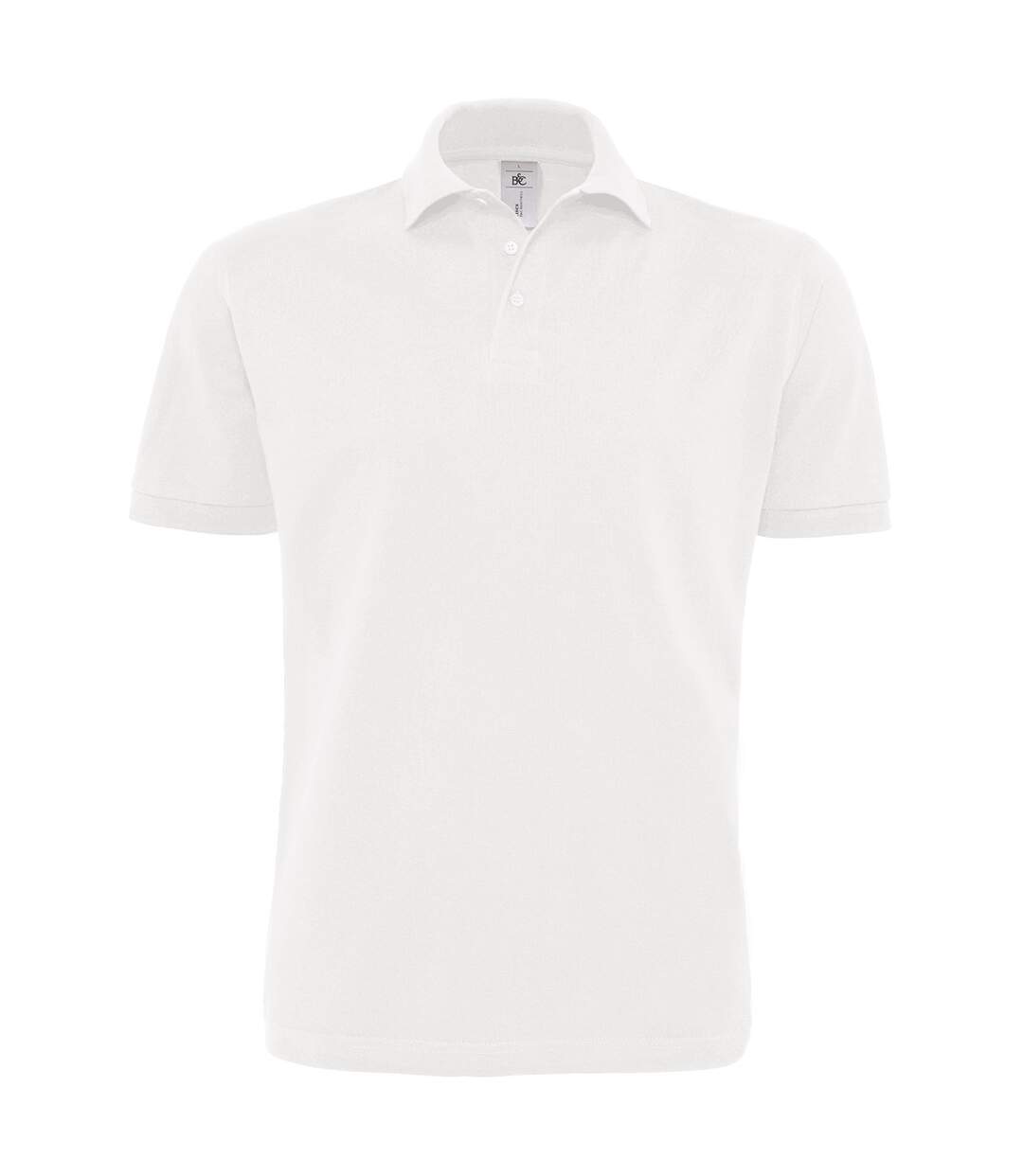 Polo lourd manches courtes - homme - PU422 - blanc