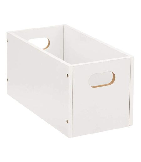 Boîte de Rangement en Bois Mix n'Modul 15x30cm Blanc
