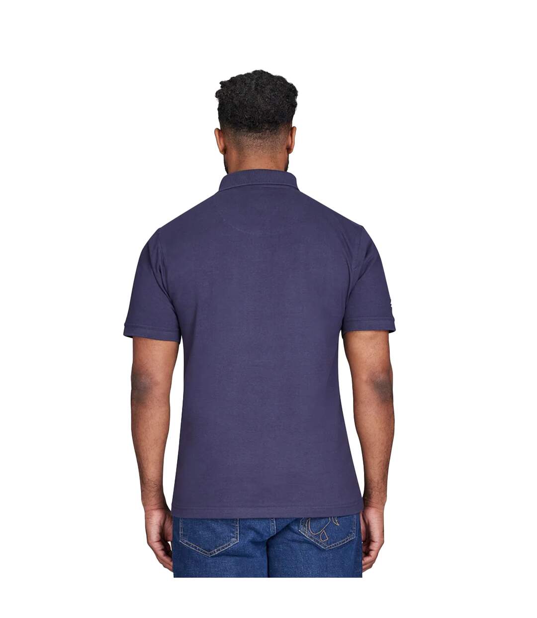 Polo homme bleu marine Raging Bull-2