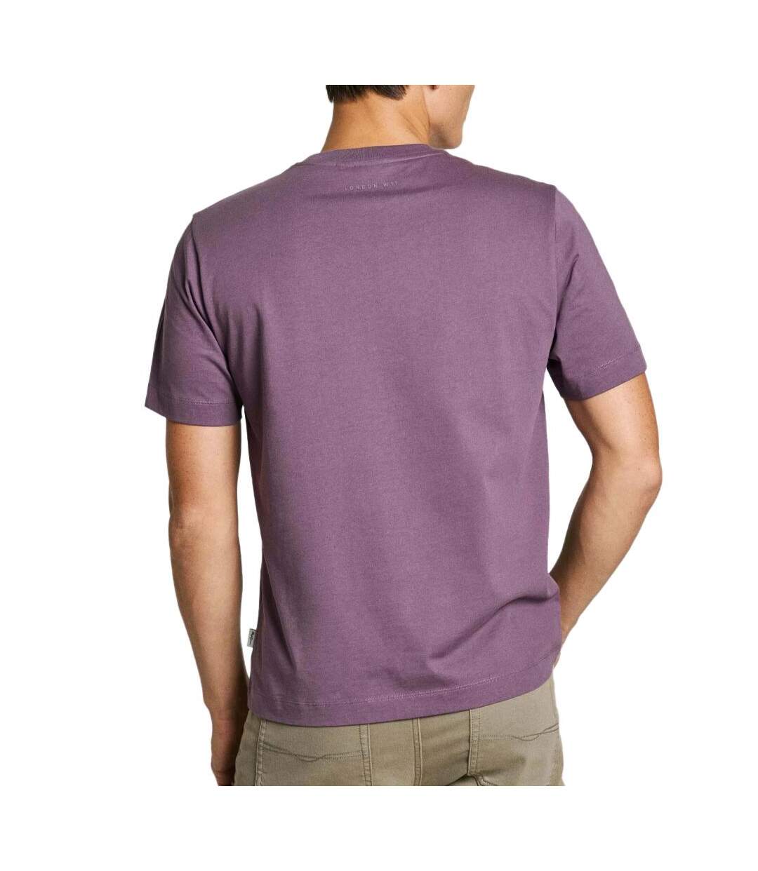 T-shirt Violet Homme Pepe jeans Connor - L-2