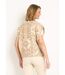 Veste col rond sans manches en jacquard-2