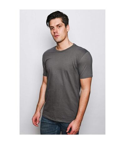 Classic Mens Ringspun Tee Dark Heather Casual