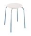 Tabouret pour salle de bain - Blanc-2