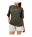 T-shirt Motif/style 3 Rayures Essentials Femme Kaki Adidas-3
