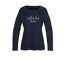 MAYFLOWER NOBODY1 – Tee-shirt manches longues marine à détails brillants pour un look chic et décontracté-5