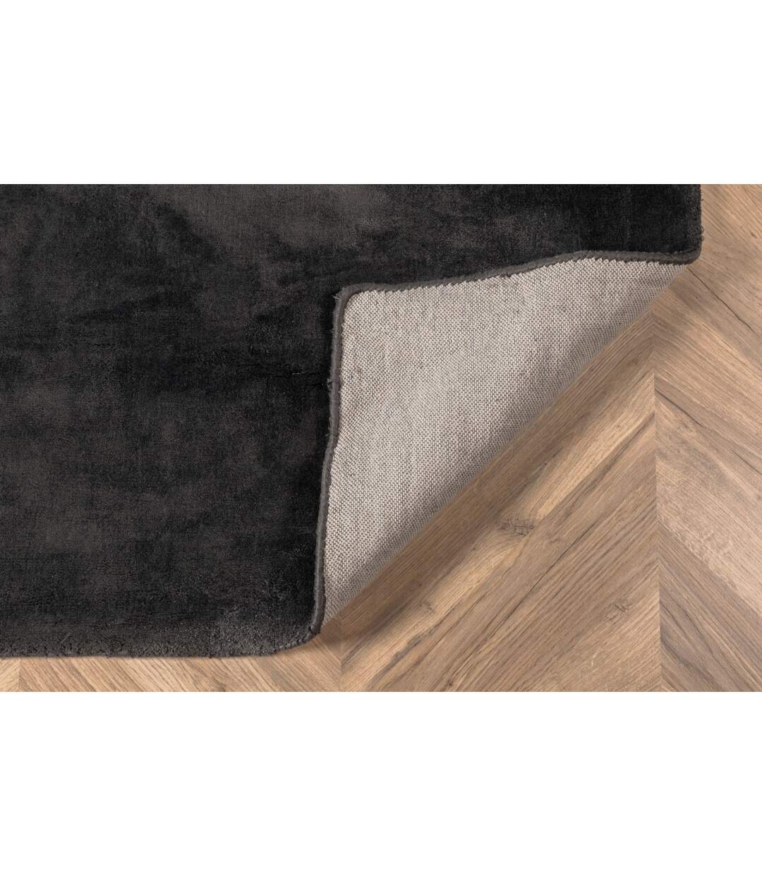 Tapis Déco Indra 201x301cm Gris Foncé-5
