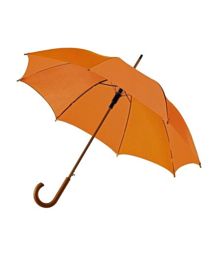Parapluie Droit Motif/style Poignée En Bois Cork 89 Cm X 103 Cm Orange L-Merch