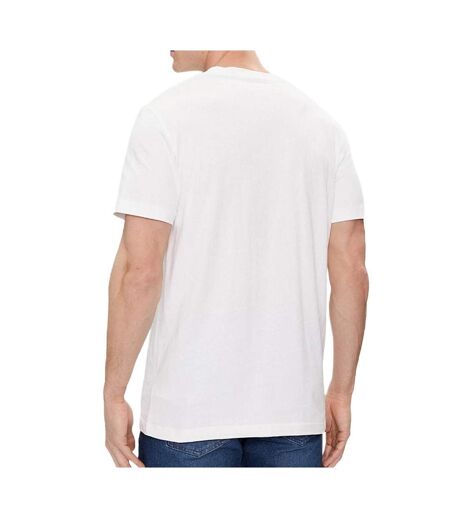 T-shirt Blanc/Noir Homme Calvin Klein Jeans Disrupted - XS