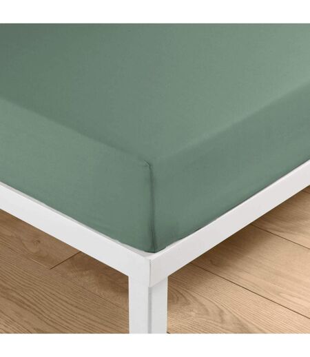 Drap Housse Uni Linella 160x200cm Sauge
