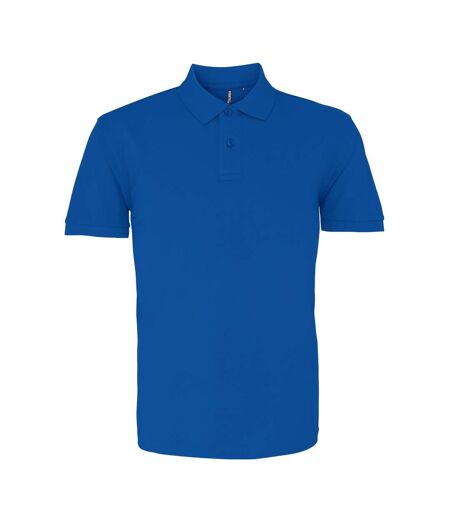Asquith & Fox Mens Plain Short Sleeve Polo Shirt (Bright Royal)