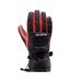 Iguana Mens Alessio Ski Gloves (Black/Cherry Tomato) - UTIG919