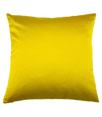 Riva Home Palermo Cushion Cover with Metallic Sheen Design. (Limon Yellow)