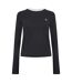 T-shirt Manches Longues Trinkey Femme Noir Jack Wills-2