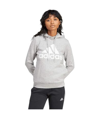 Sweat À Capuche Essentials Femme Gris Adidas
