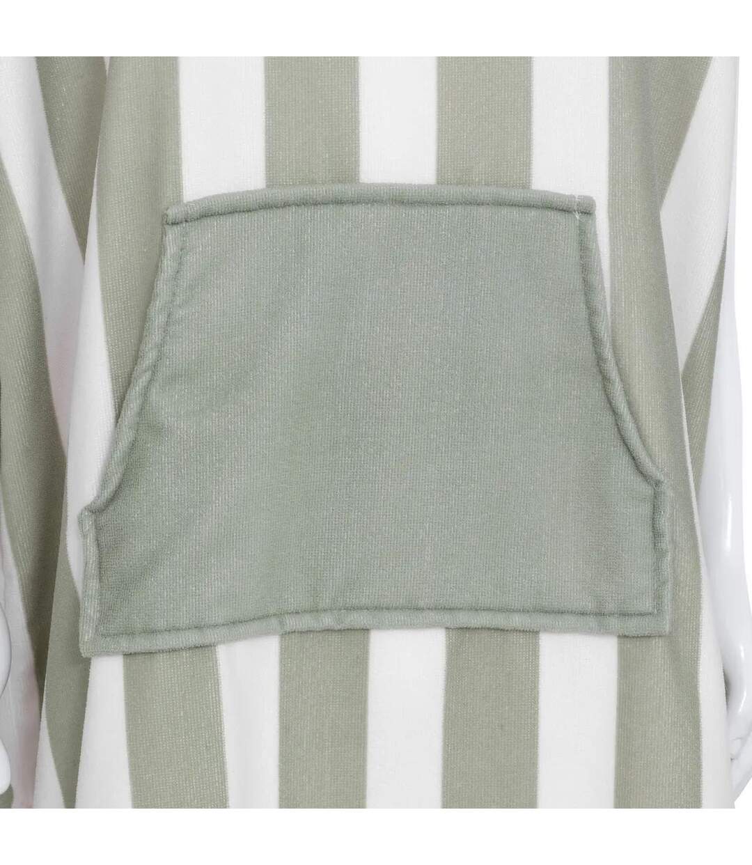 Poncho de Plage en Microfibre Wili 80x100cm Vert Céladon-5