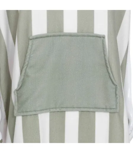 Poncho de Plage en Microfibre Wili 80x100cm Vert Céladon