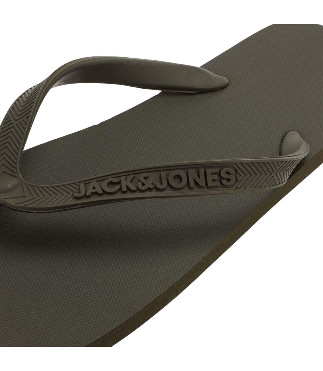 Tongs Basic Homme Noir Gris Foncé Jack And Jones-4