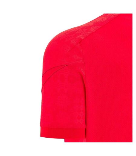 Mens 2025 Travel Polo Shirt Red Wales RU
