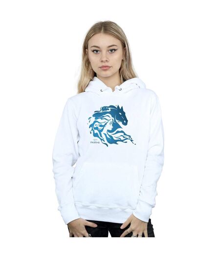 Disney Sweat à capuche Frozen 2 Nokk Silhouette Womens/Ladies (Blanc) - UTBI8203