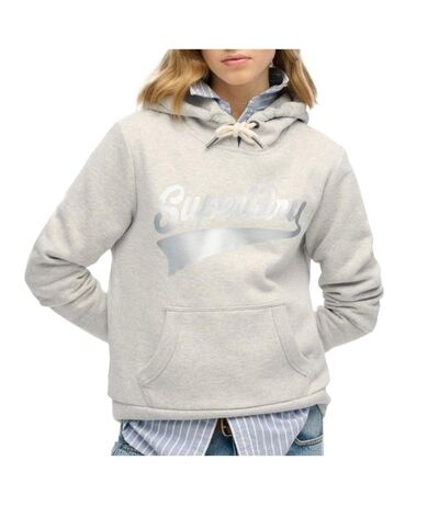 Sweat gris femme superdry super athletics - l