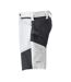 Mens Customised Work Shorts White Stone Grey Mascot-3